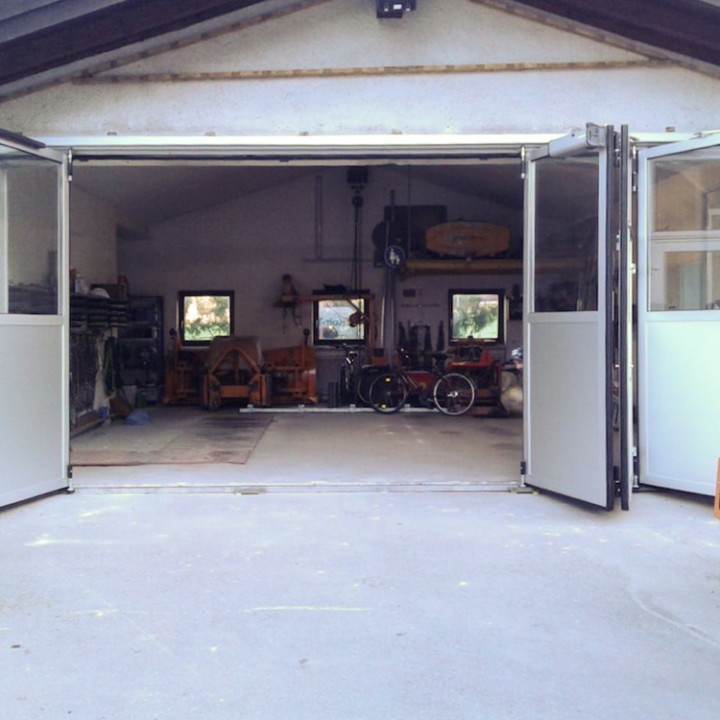 Alu-Falttor für den Bauhof